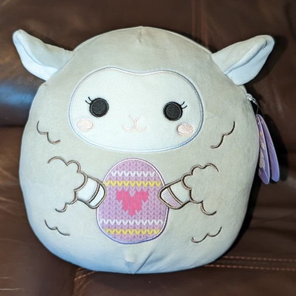 Easter Squishmallows 12” Sophie The Lamb Plush Toy Egg w/Heart 2023 NEW - Picture 1 of 6